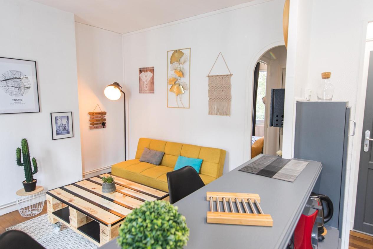Appartement T2 Au Calme Cosy - Quartier Prebendes Tours Kültér fotó