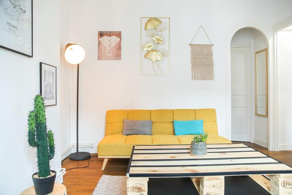 Appartement T2 Au Calme Cosy - Quartier Prebendes Tours Kültér fotó